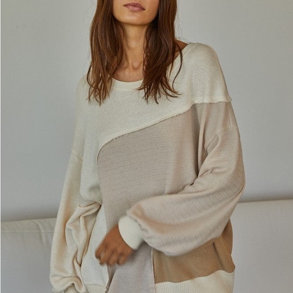 By Together Tops - By Together Early Riser Thermal Top Lagenlook